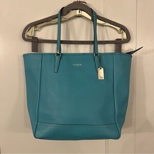 Coach Saffiano Medium North/ South City Tote
